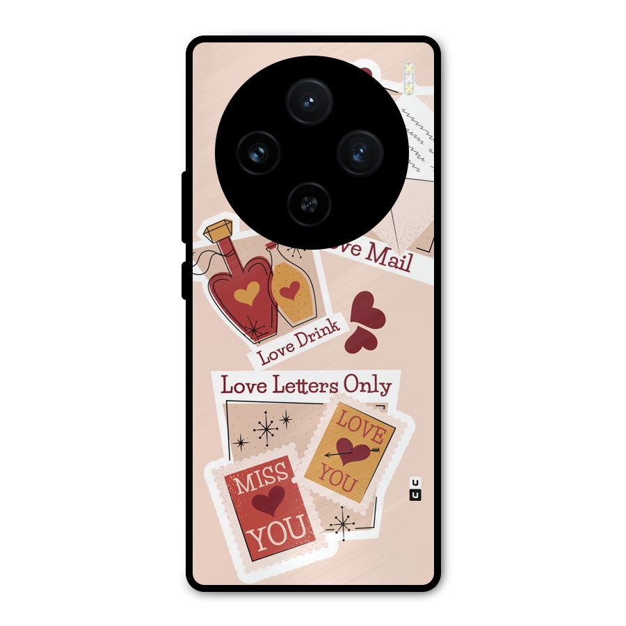 Love Language Metal Back Case for Vivo X100