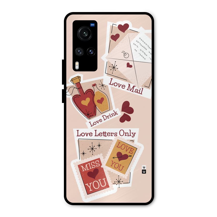 Love Language Metal Back Case for Vivo X60