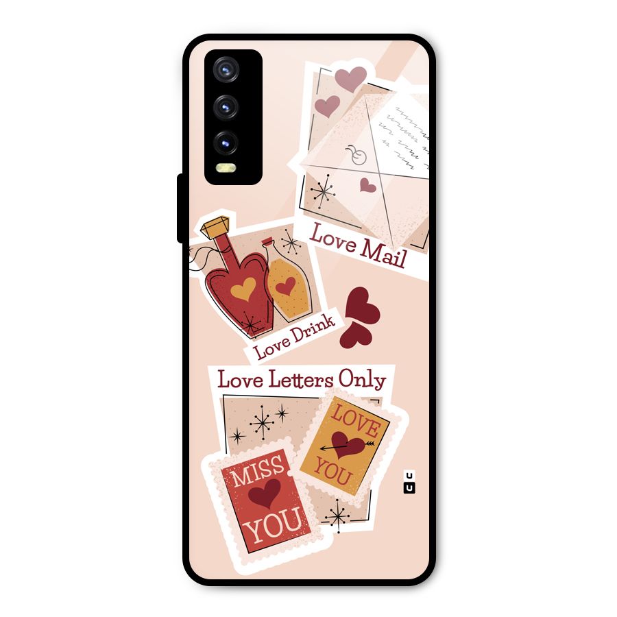 Love Language Metal Back Case for Vivo Y20