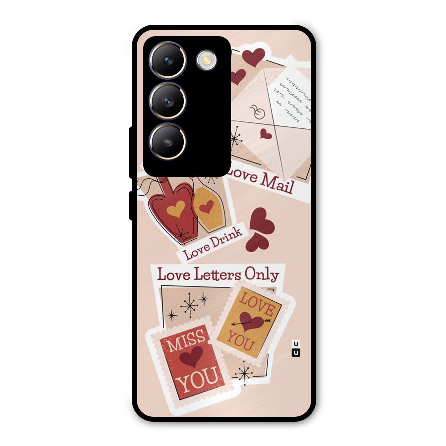 Love Language Metal Back Case for Vivo Y200e