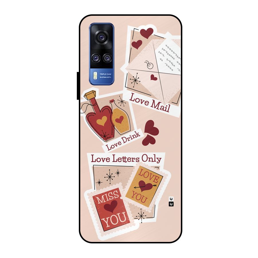Love Language Metal Back Case for Vivo Y51