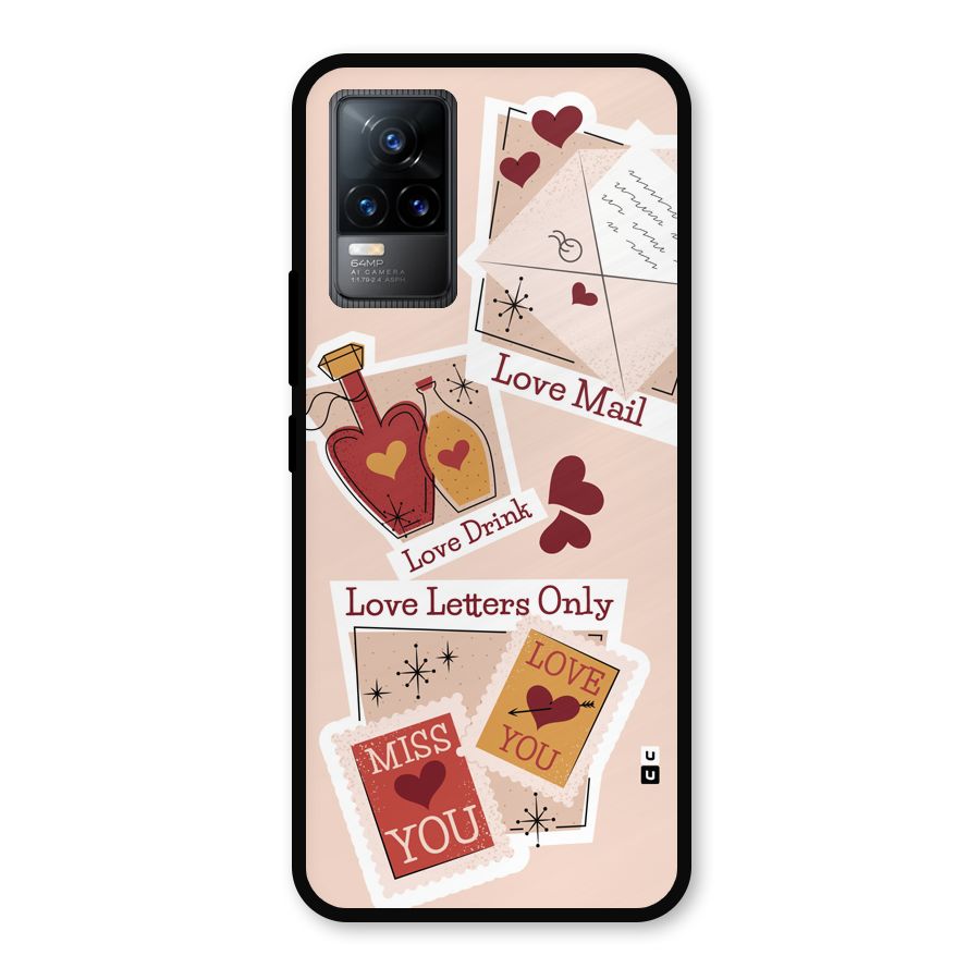Love Language Metal Back Case for Vivo Y73