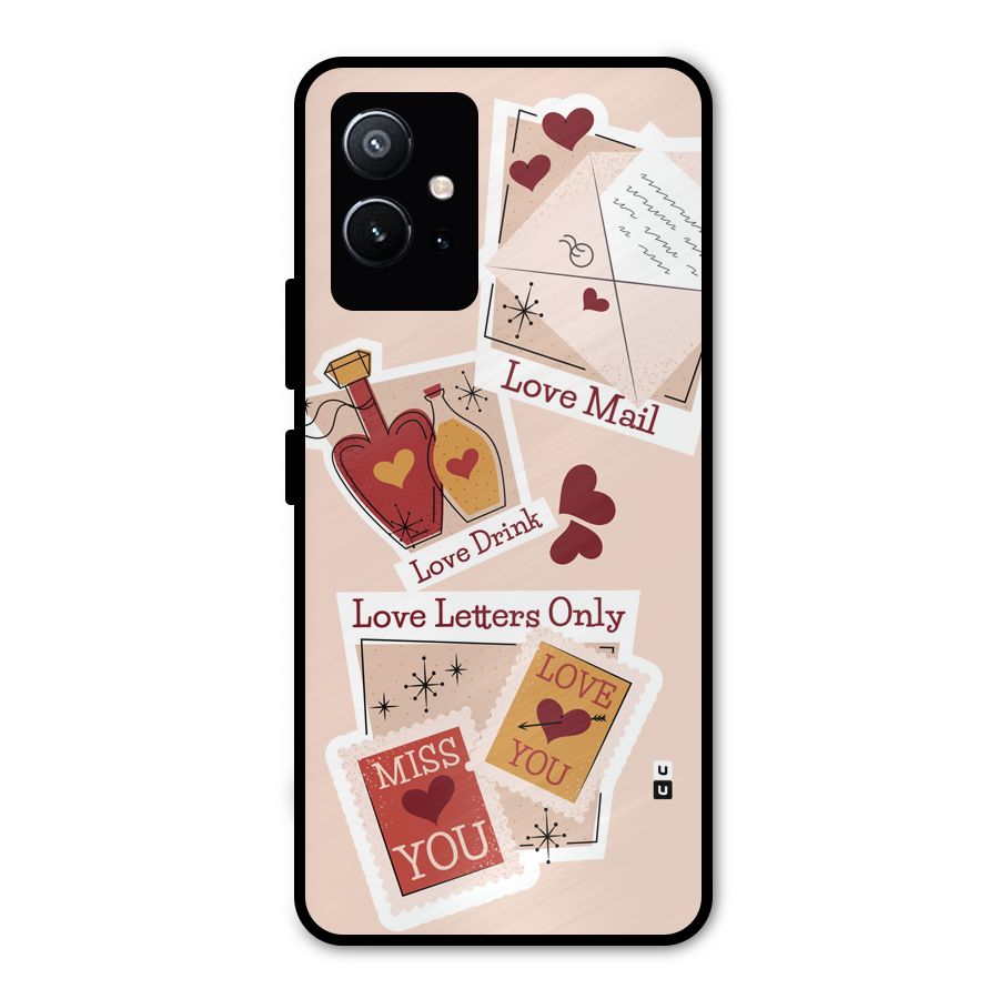 Love Language Metal Back Case for Vivo Y75 5G