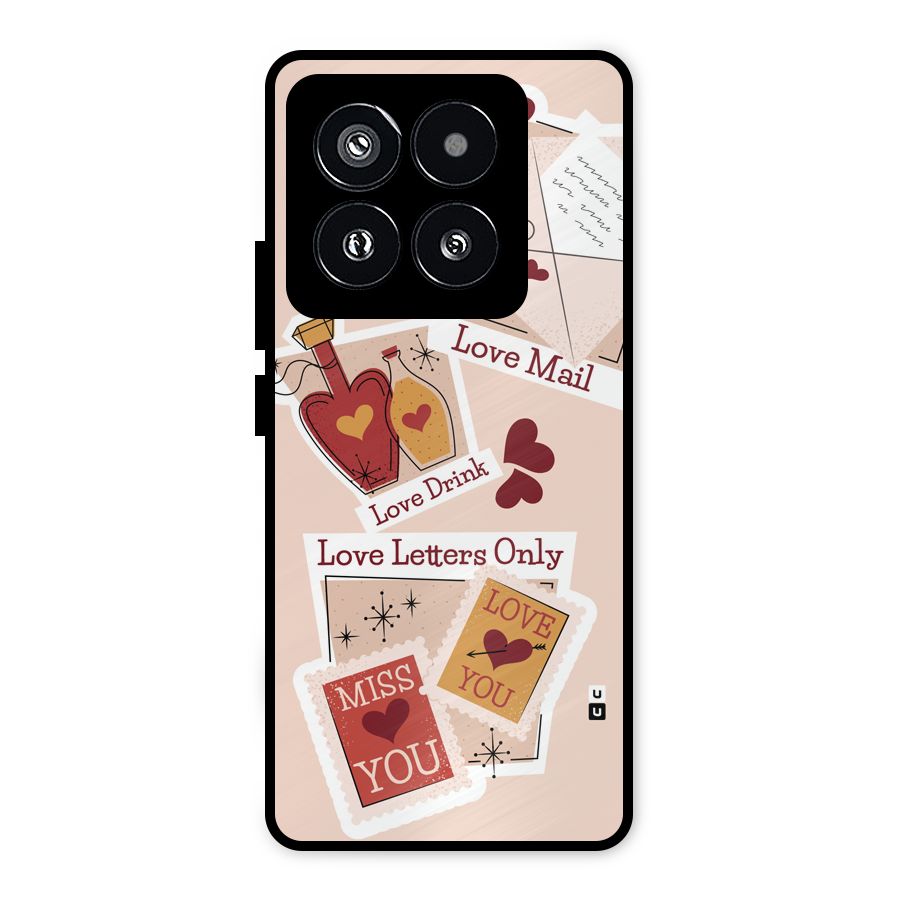 Love Language Metal Back Case for Xiaomi 14 Pro