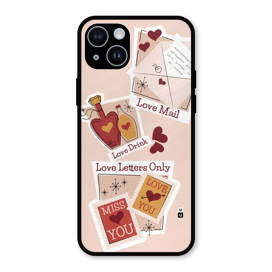 Love Language Metal Back Case for iPhone 14