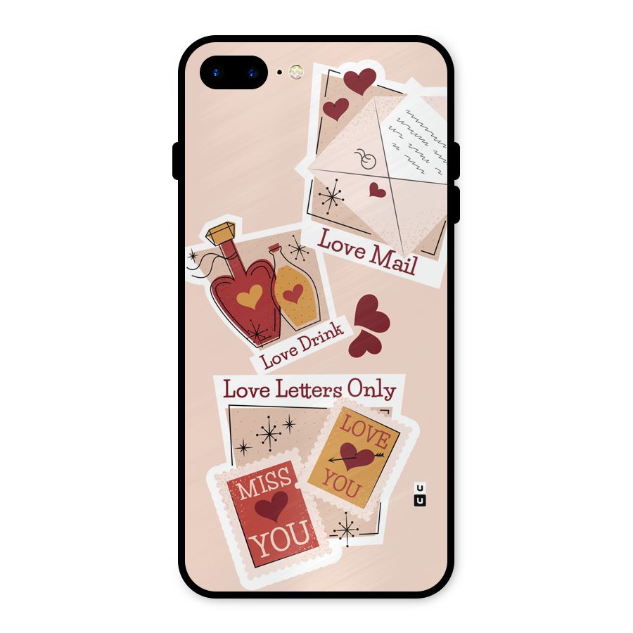 Love Language Metal Back Case for iPhone 8 Plus