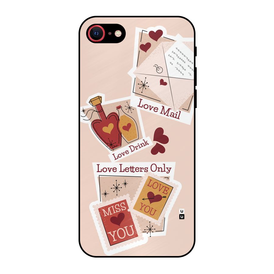 Love Language Metal Back Case for iPhone SE 2022