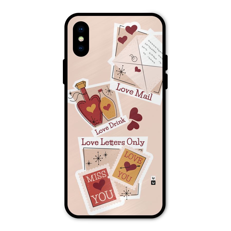 Love Language Metal Back Case for iPhone X