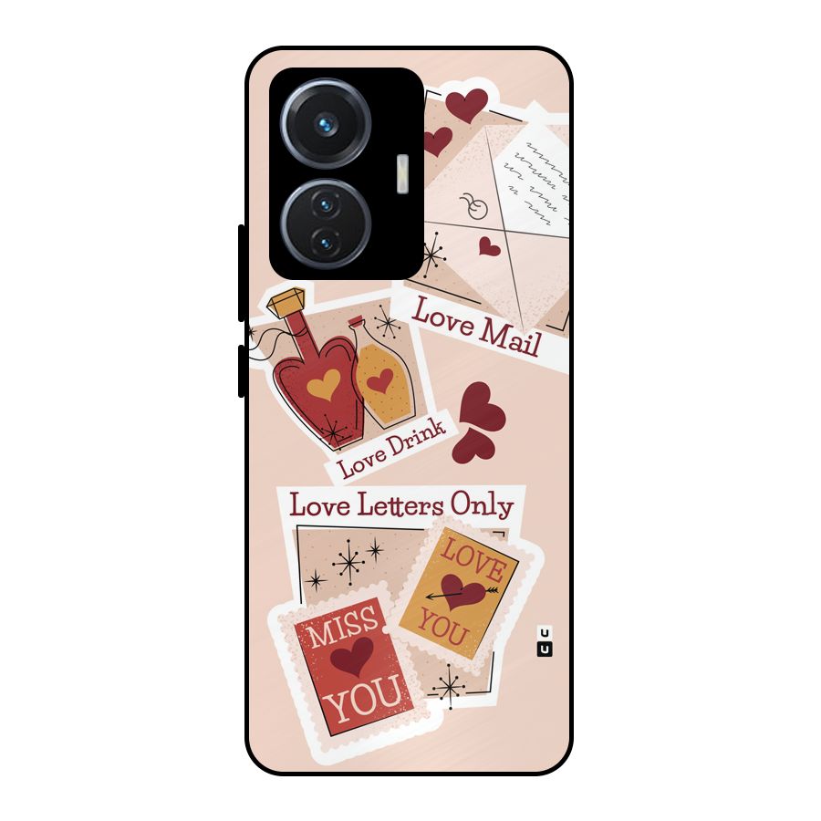 Love Language Metal Back Case for iQOO Z6 44W