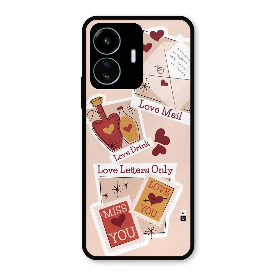 Love Language Metal Back Case for vivo iQOO Z6 Lite 5G