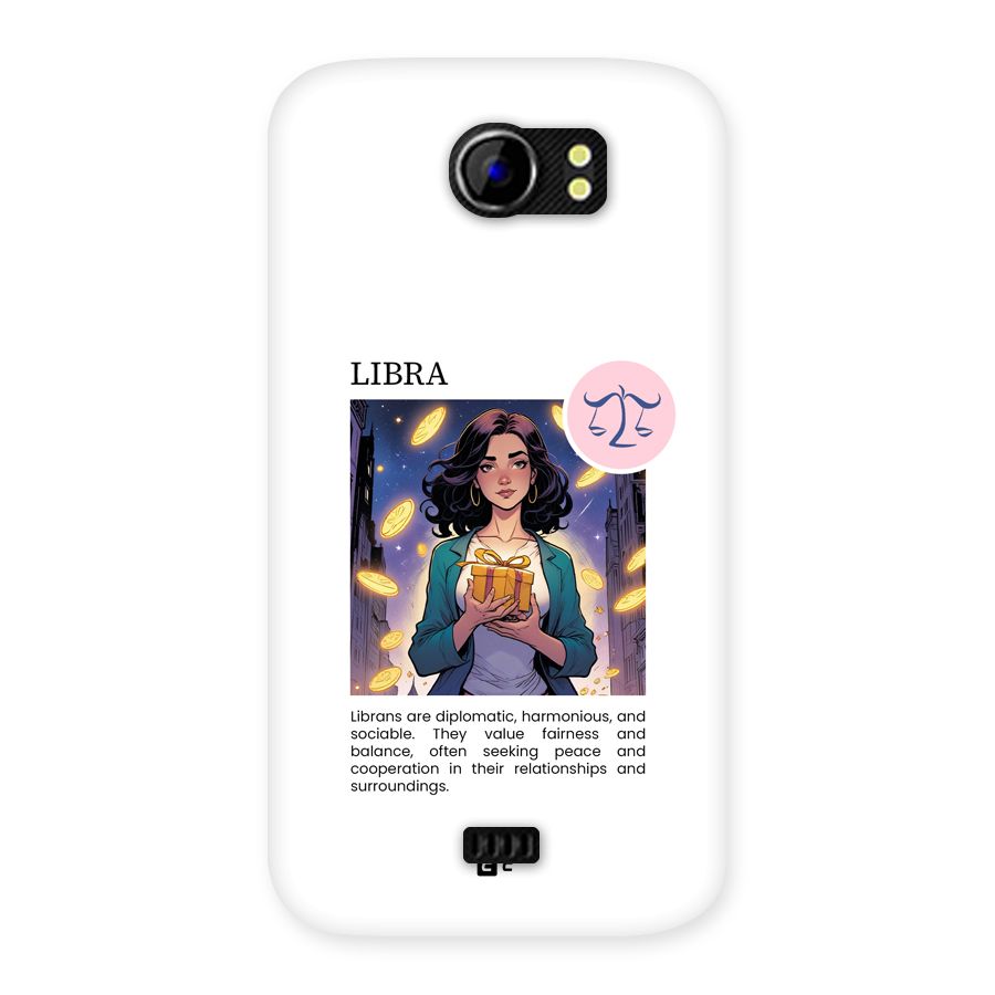 Love Libra Back Case for Canvas 2 A110