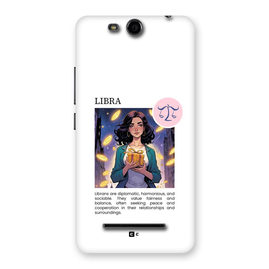 Love Libra Back Case for Canvas Juice 3 Q392