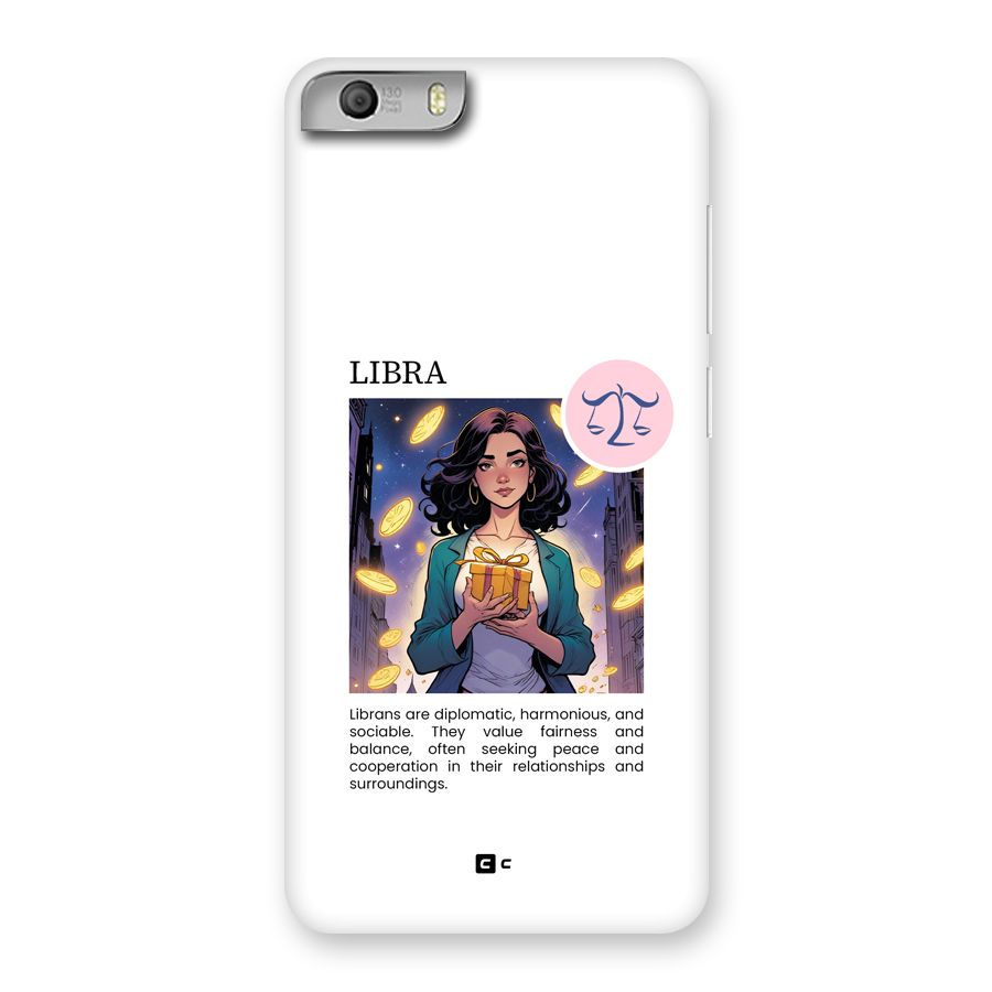 Love Libra Back Case for Canvas Knight 2
