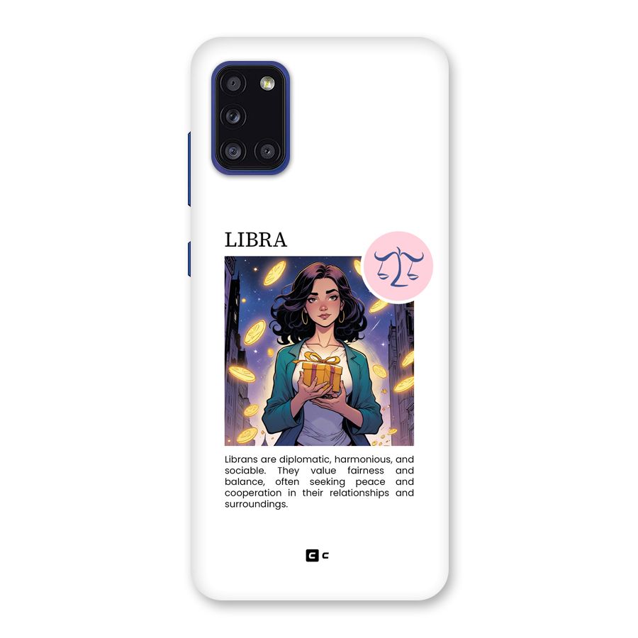 Love Libra Back Case for Galaxy A31