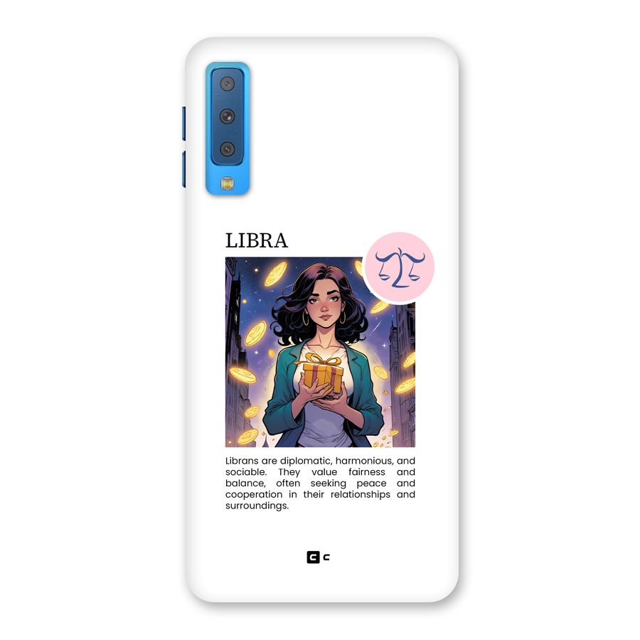 Love Libra Back Case for Galaxy A7 (2018)