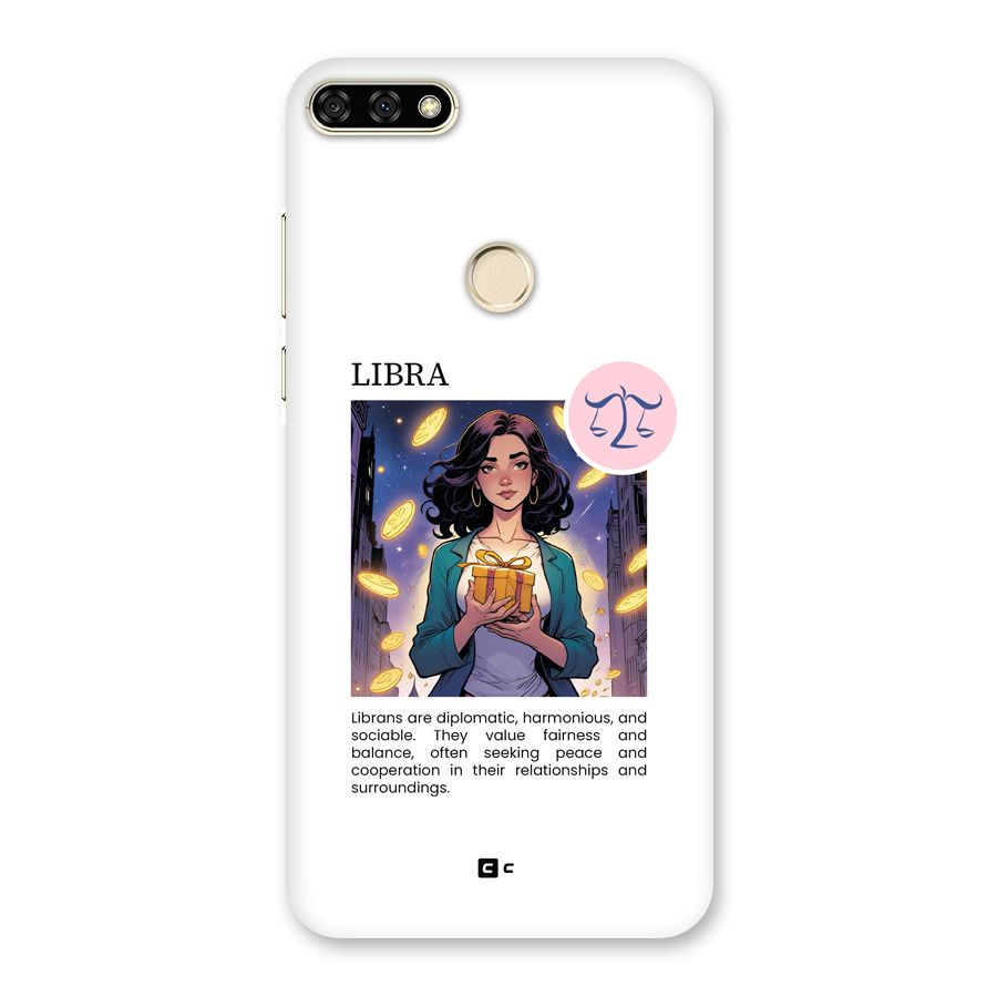 Love Libra Back Case for Honor 7A