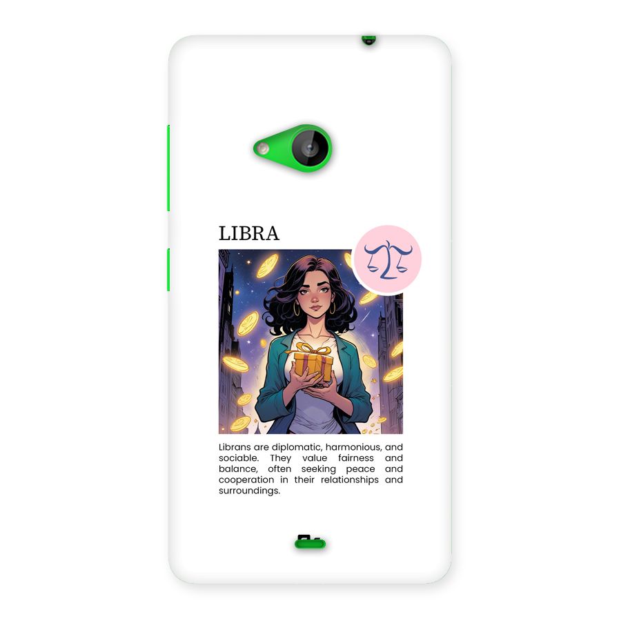 Love Libra Back Case for Lumia 535