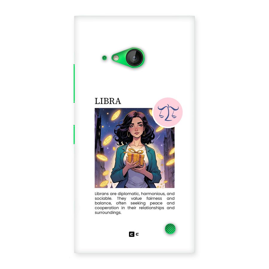 Love Libra Back Case for Lumia 730