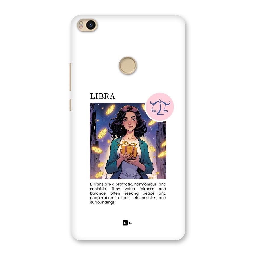 Love Libra Back Case for Mi Max 2