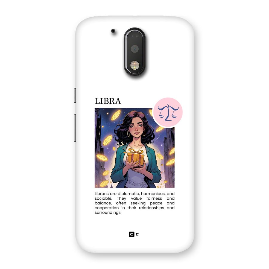 Love Libra Back Case for Moto G4