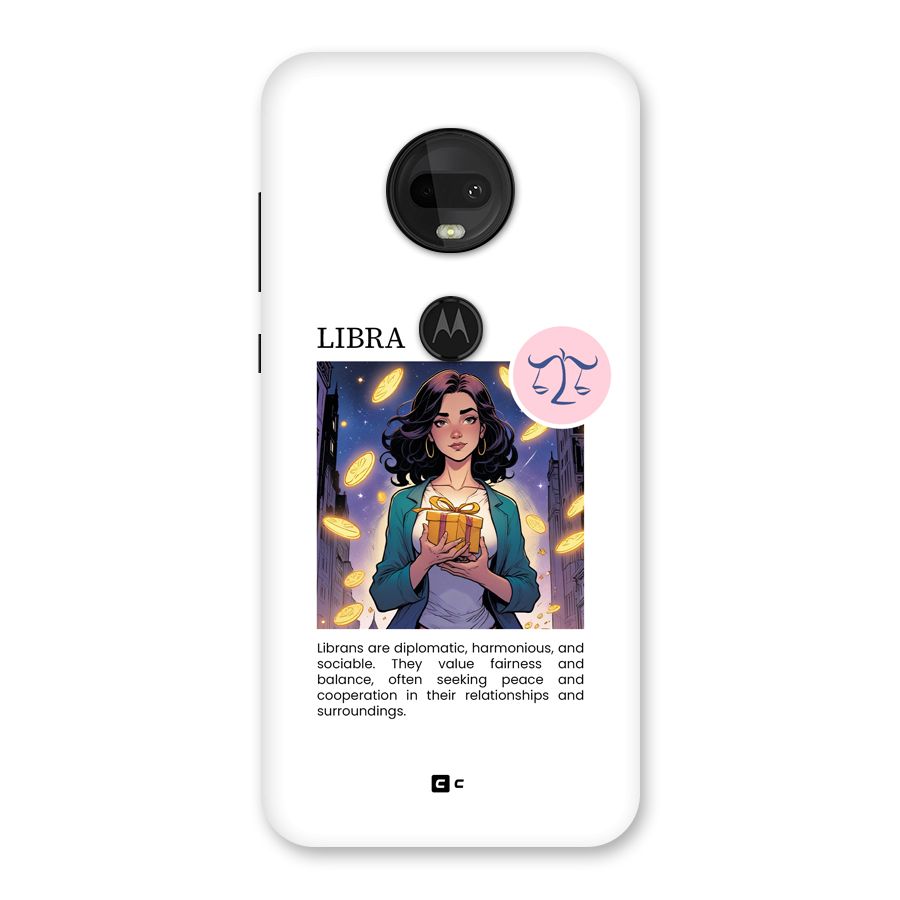 Love Libra Back Case for Moto G7