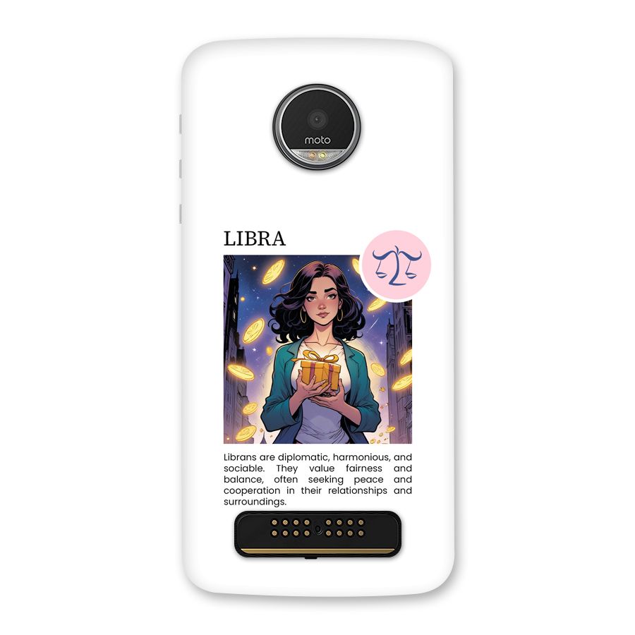 Love Libra Back Case for Moto Z Play