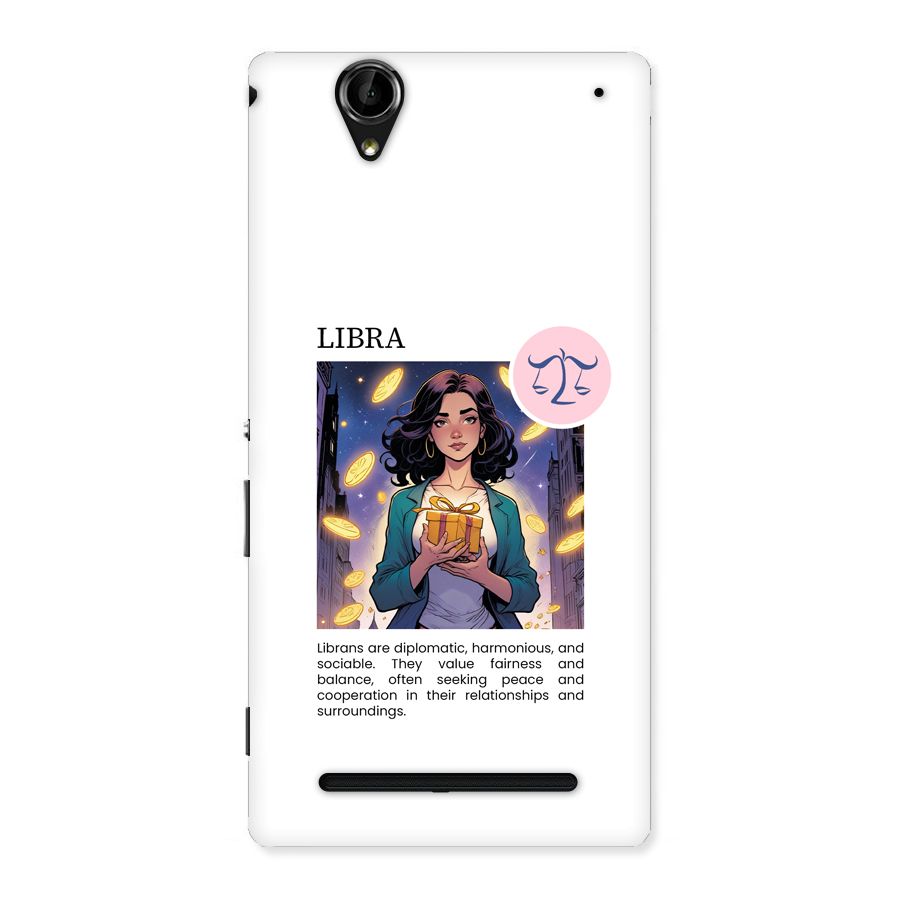 Love Libra Back Case for Xperia T2
