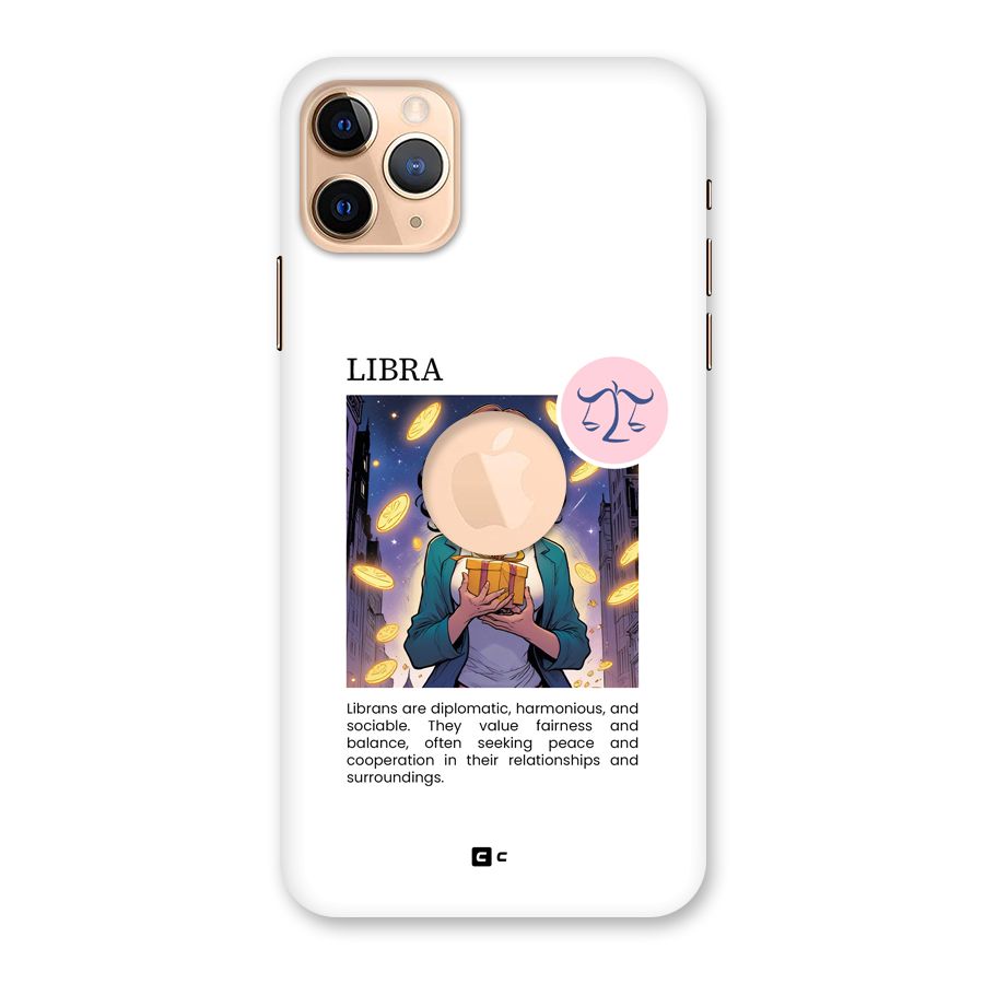 Love Libra Back Case for iPhone 11 Pro Max Logo Cut