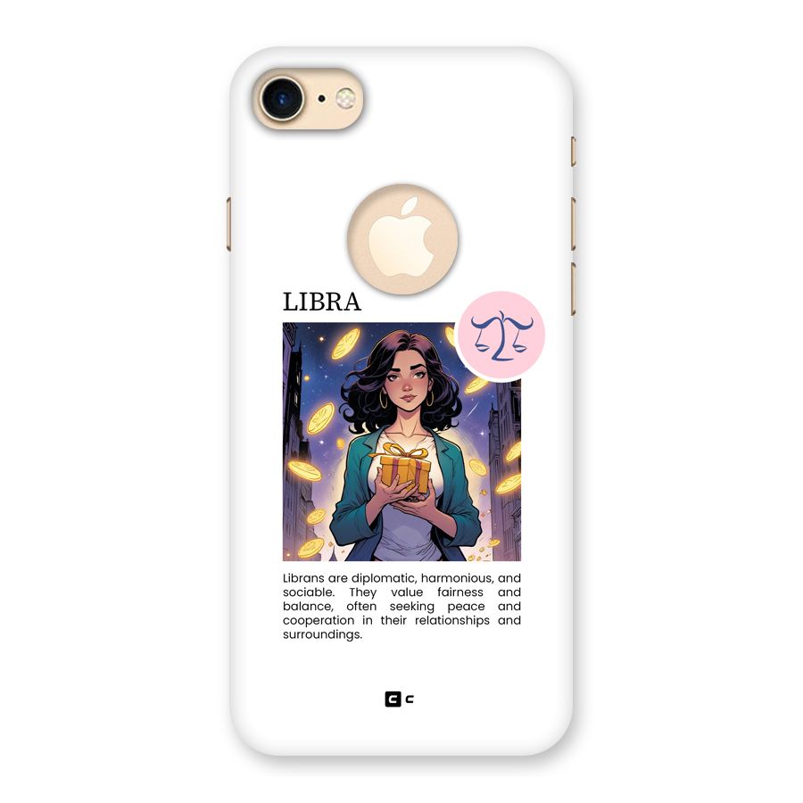 Love Libra Back Case for iPhone 7 Logo Cut