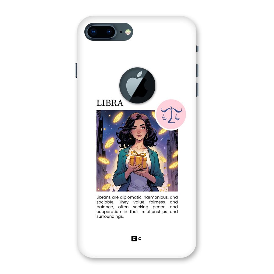 Love Libra Back Case for iPhone 7 Plus Logo Cut