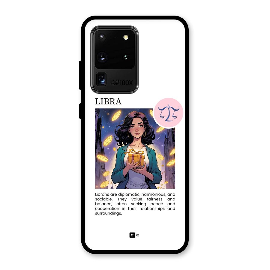 Love Libra Glass Back Case for Galaxy S20 Ultra
