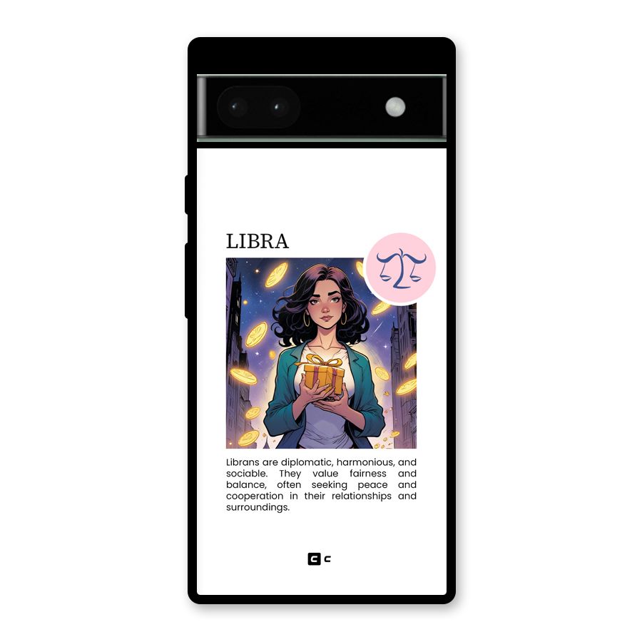 Love Libra Glass Back Case for Google Pixel 6a