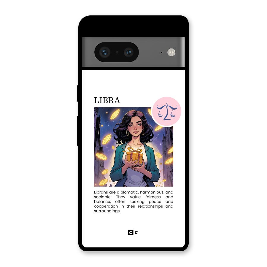 Love Libra Glass Back Case for Google Pixel 7