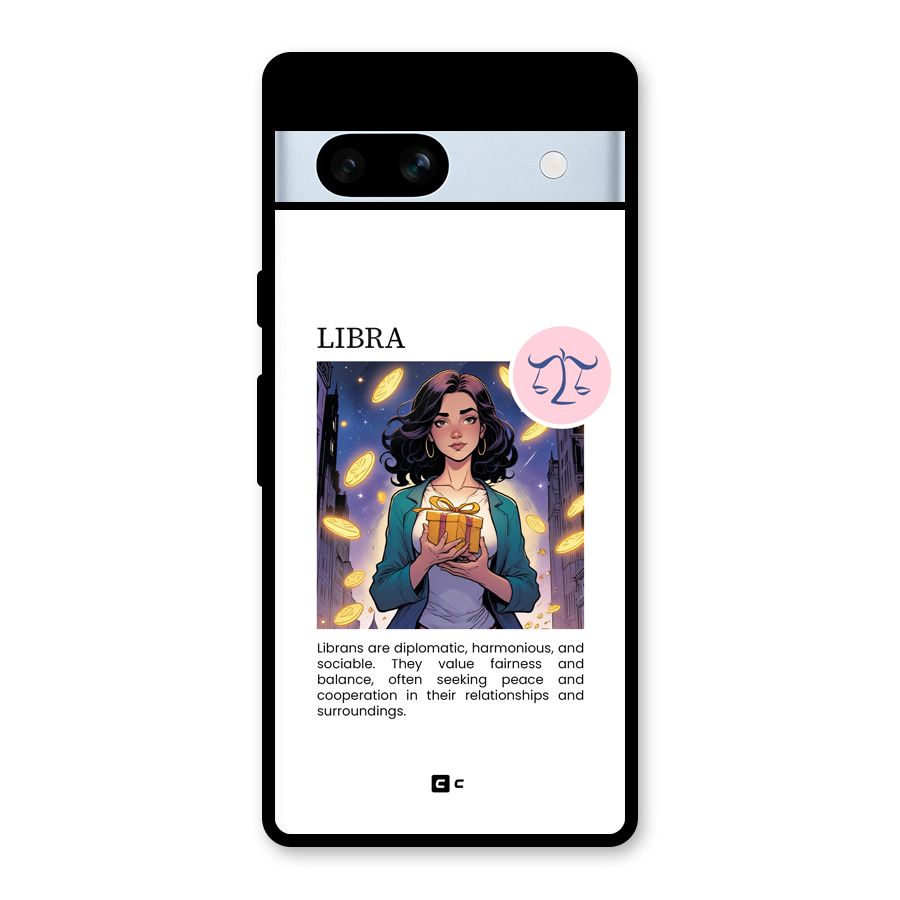 Love Libra Glass Back Case for Google Pixel 7a