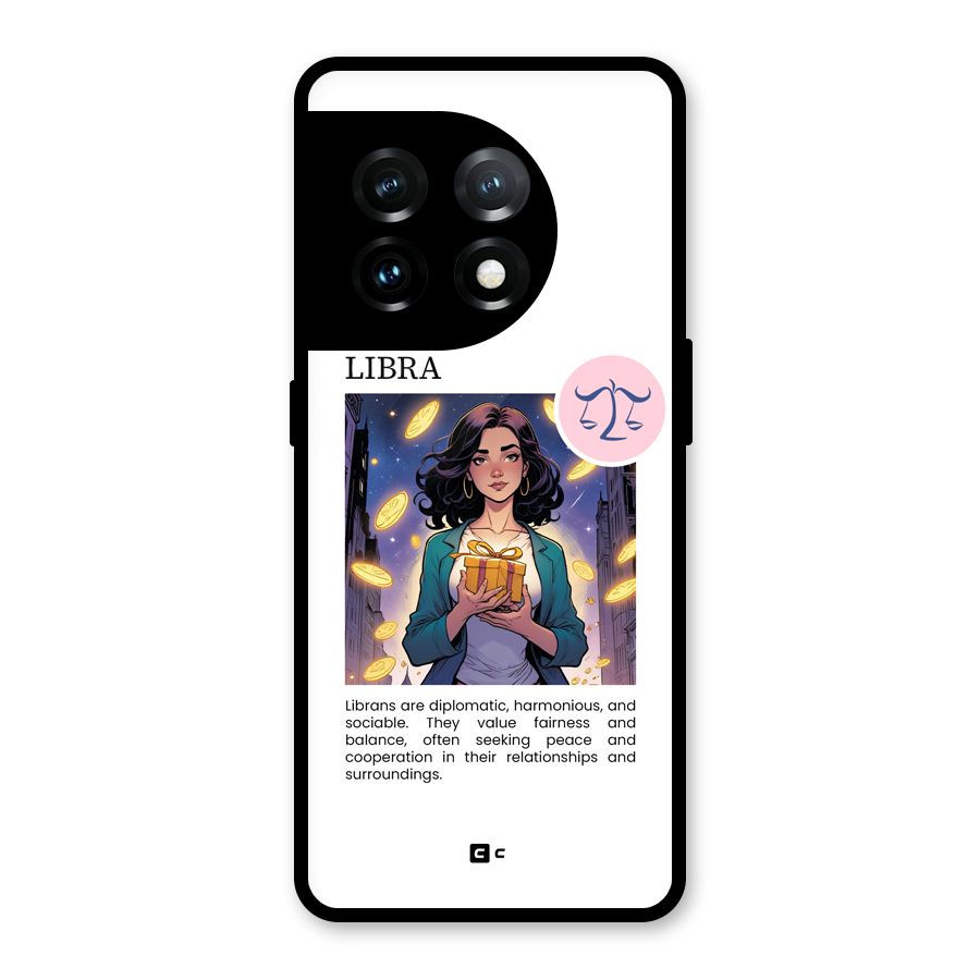 Love Libra Glass Back Case for OnePlus 11