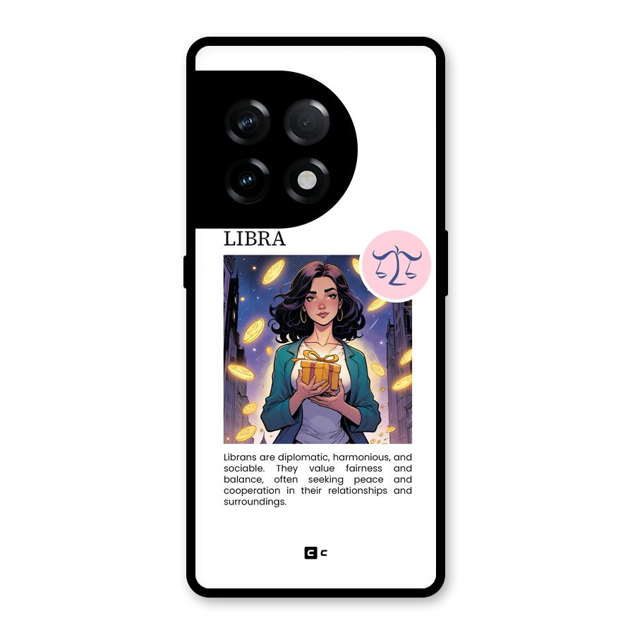 Love Libra Glass Back Case for OnePlus 11R