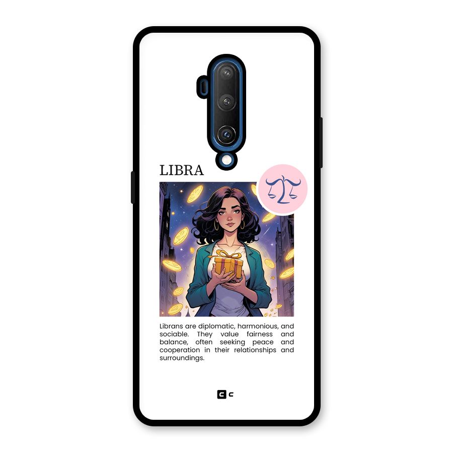 Love Libra Glass Back Case for OnePlus 7T Pro