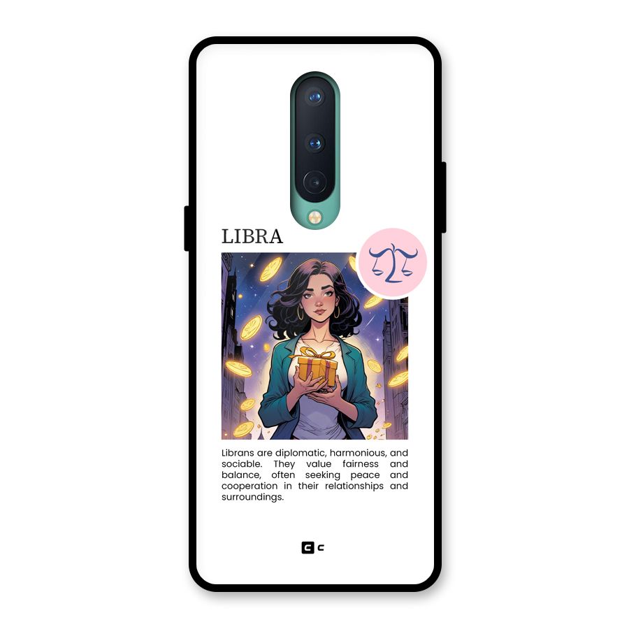 Love Libra Glass Back Case for OnePlus 8