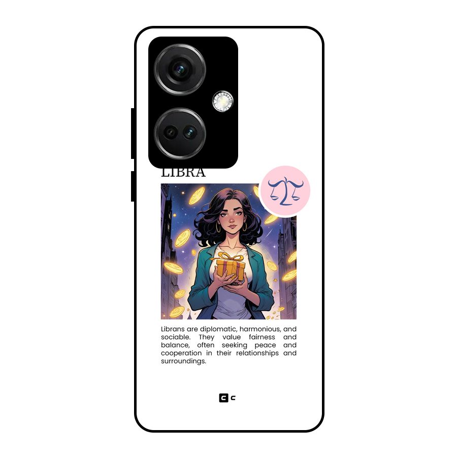 Love Libra Glass Back Case for OnePlus Nord CE 3 5G
