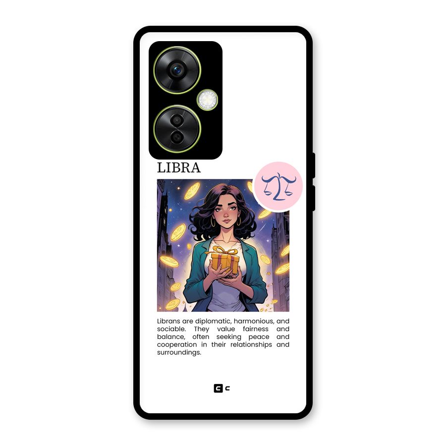 Love Libra Glass Back Case for OnePlus Nord CE 3 Lite