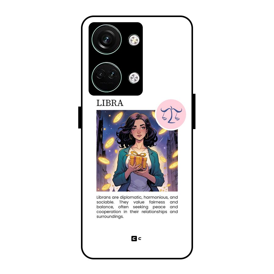 Love Libra Glass Back Case for Oneplus Nord 3