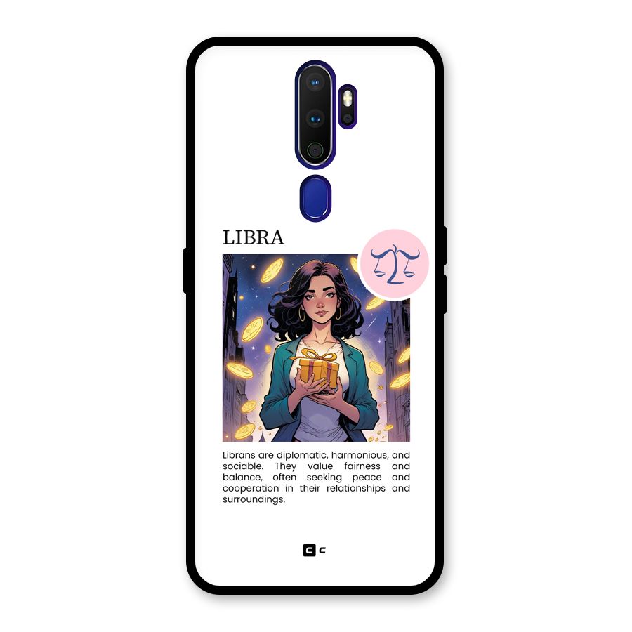 Love Libra Glass Back Case for Oppo A9 (2020)