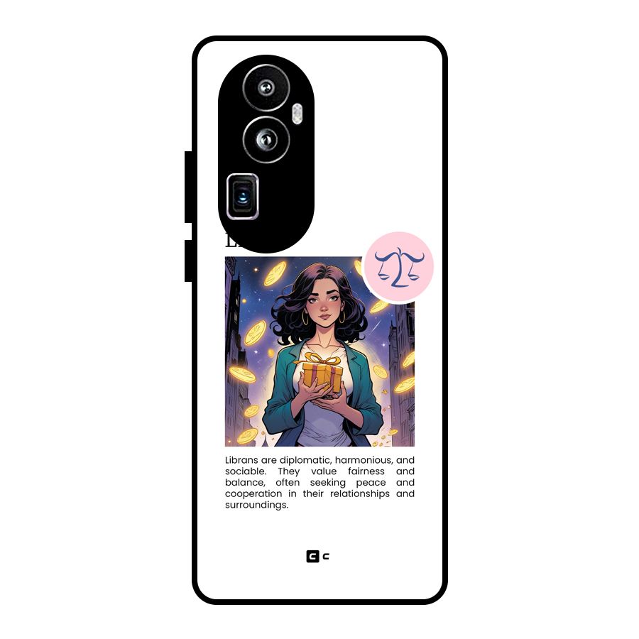 Love Libra Glass Back Case for Oppo Reno10 Pro Plus