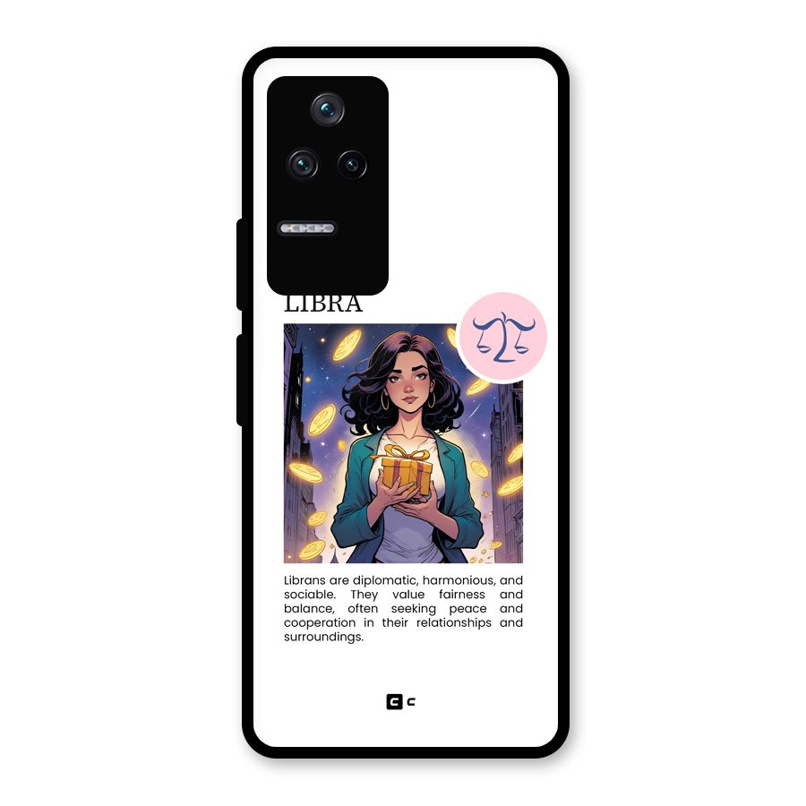 Love Libra Glass Back Case for Poco F4 5G