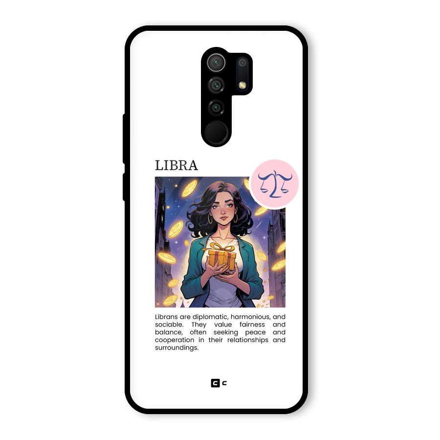 Love Libra Glass Back Case for Poco M2