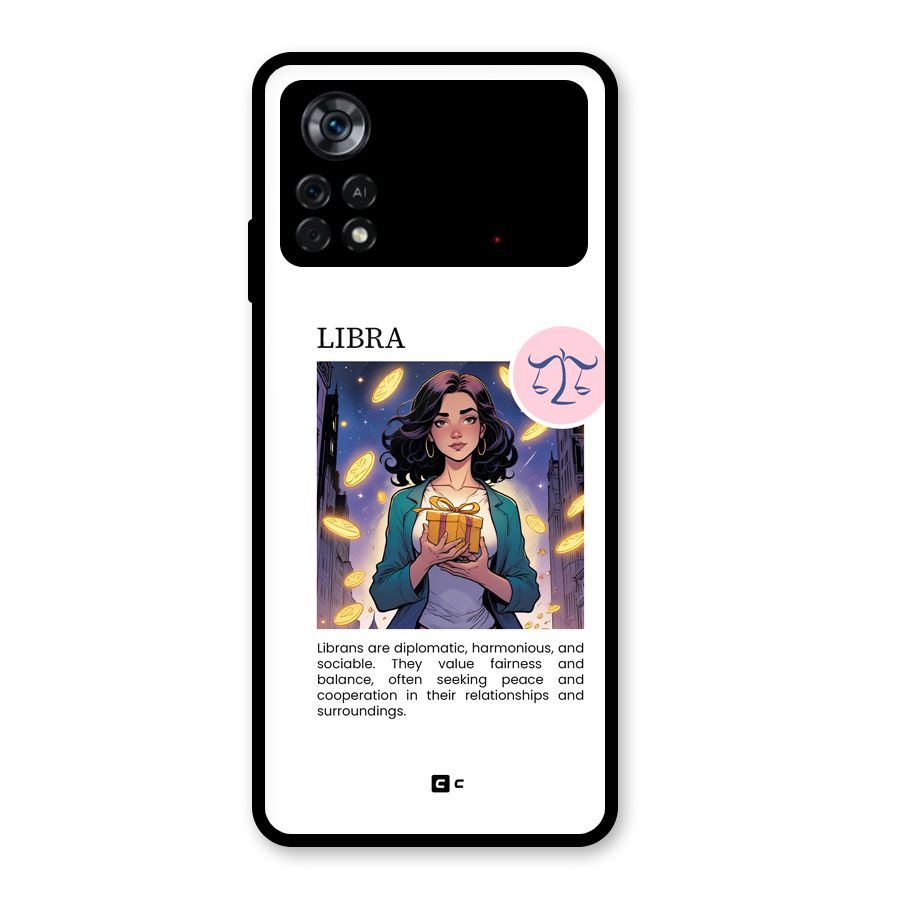 Love Libra Glass Back Case for Poco X4 Pro 5G