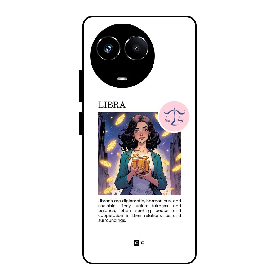 Love Libra Glass Back Case for Realme 11X