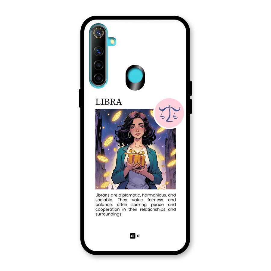 Love Libra Glass Back Case for Realme 5