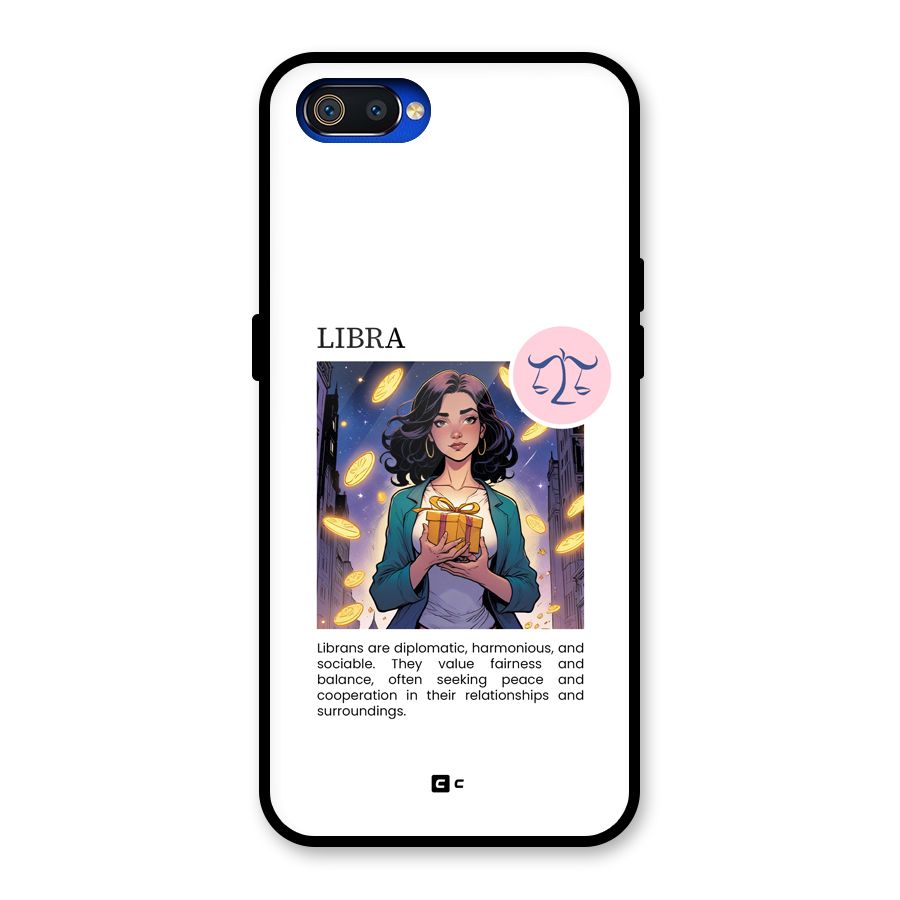 Love Libra Glass Back Case for Realme C2