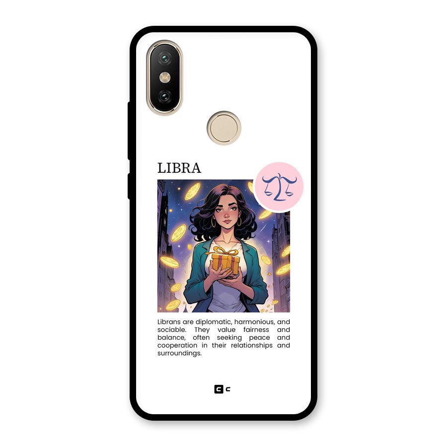 Love Libra Glass Back Case for Redmi A2